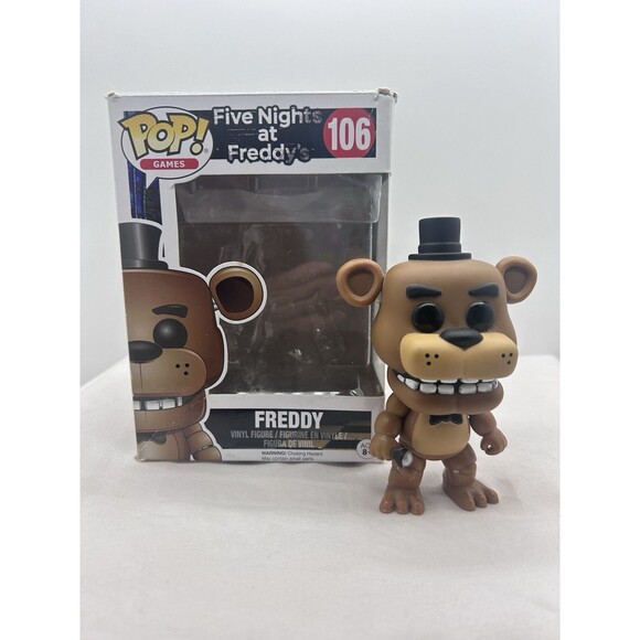 Freddy in Box Five Nights at Freddys Funko Pop Figurine - Picture 1 of 7